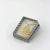 Butterfly Couple Heart Name Necklace