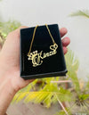 Crown Style Name Nacklace